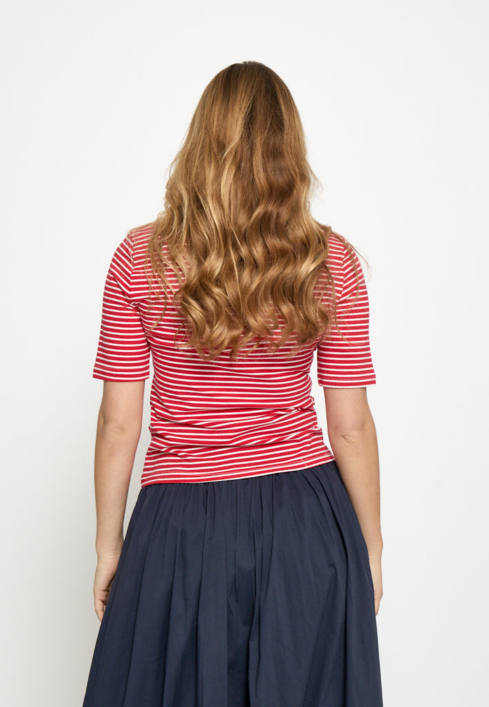 Minus MSMalle Polo T-Shirt T-Shirt 4620S High Risk Red Stripe