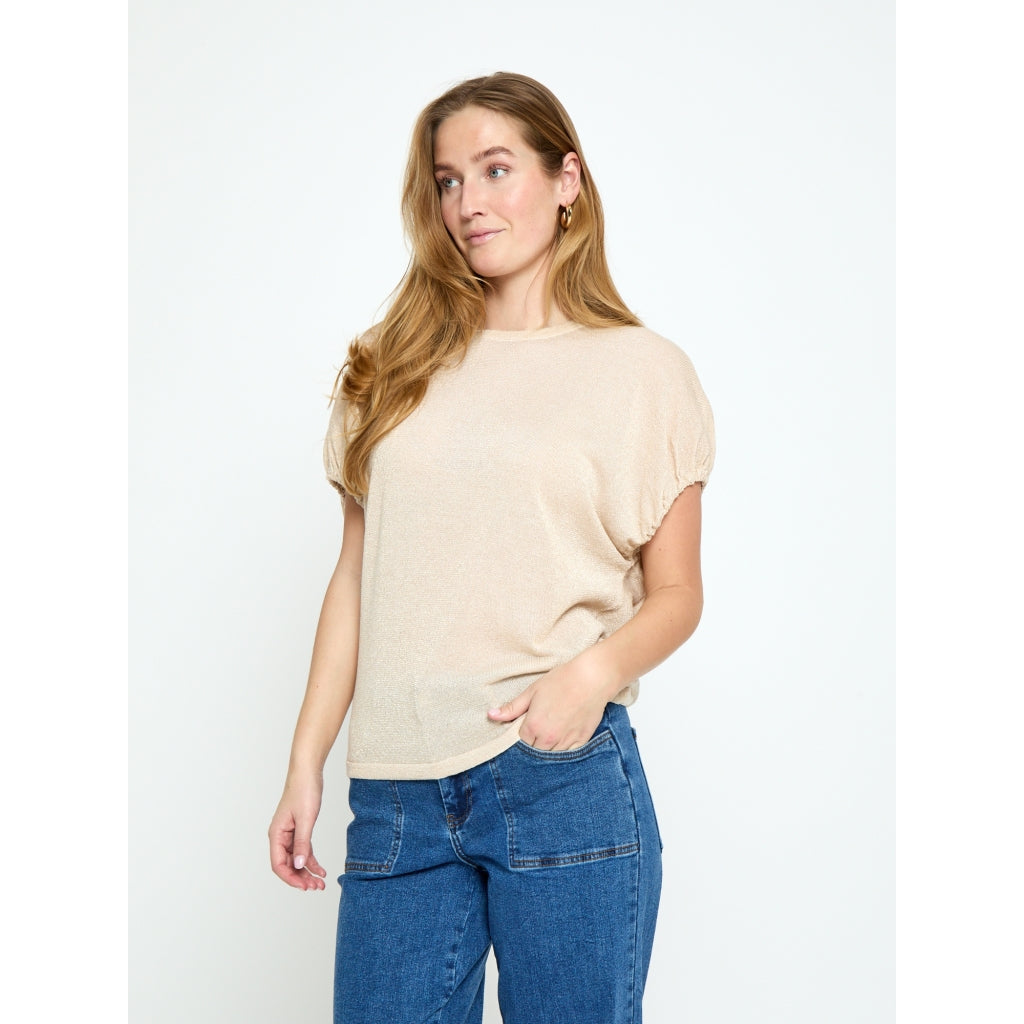 Minus MSMara Top Top 348MET Medal gold Metallic