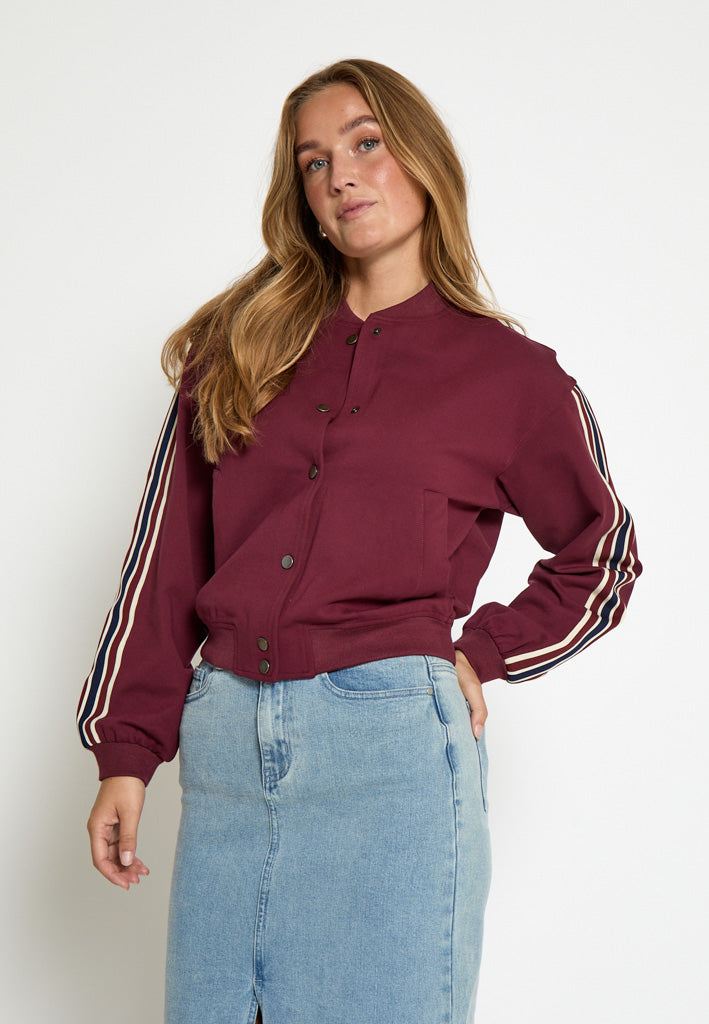 Minus MSMarabella Bomber Jacket Jacket 615 Bordeaux