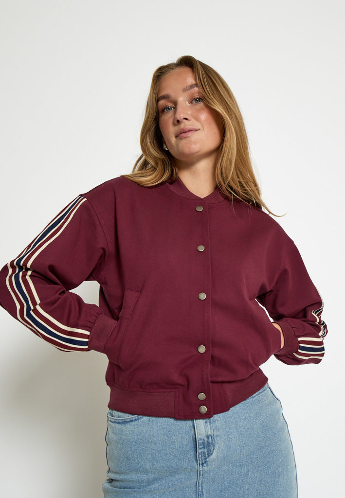 Minus MSMarabella Bomber Jacket Jacket 615 Bordeaux