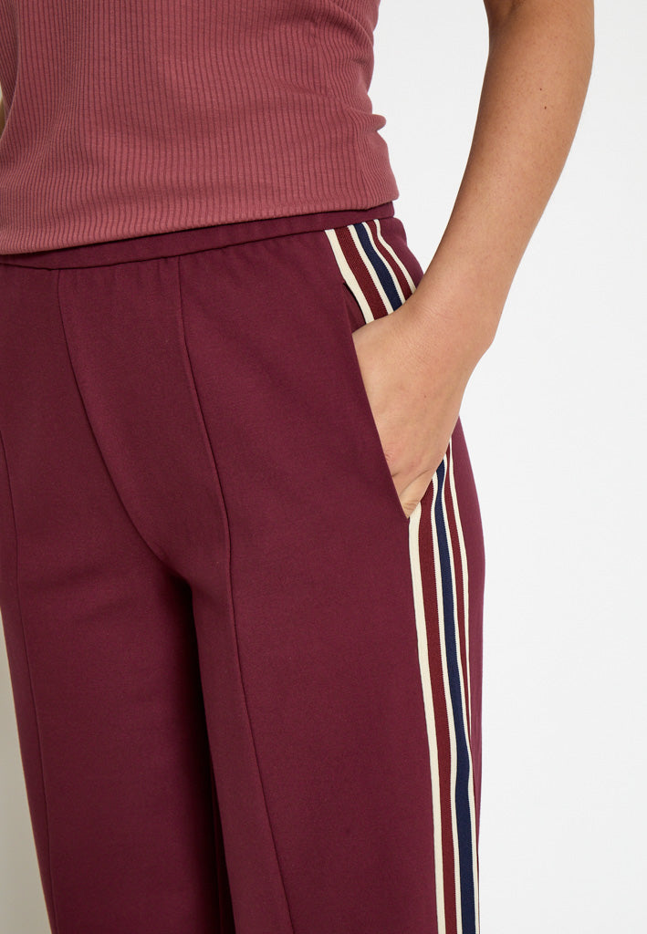 Minus MSMarabella Mid Waist Pant Pant 615 Bordeaux