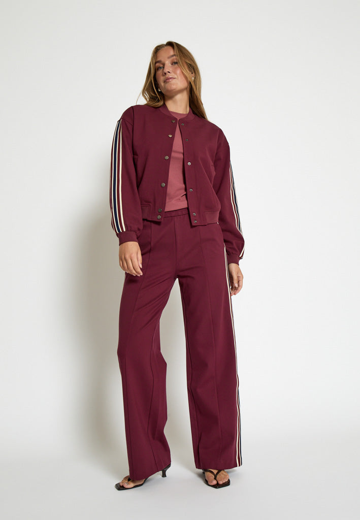 Minus MSMarabella Mid Waist Pant Pant 615 Bordeaux