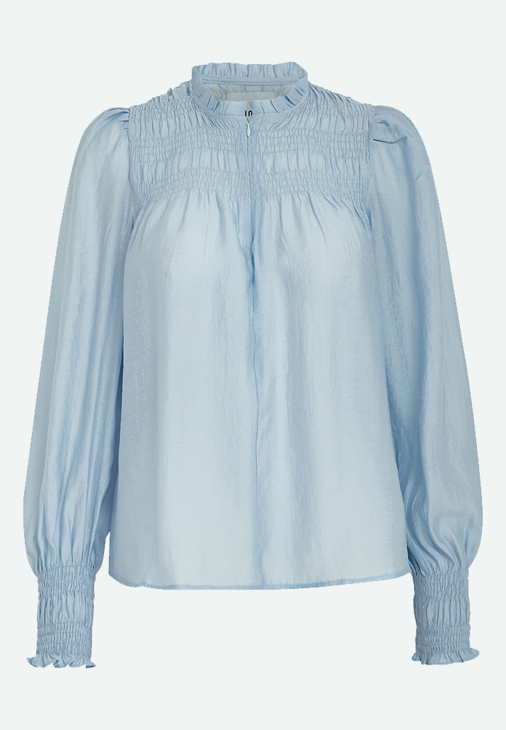 Minus MSMargot Smock Blouse Blouse 1590 Blue Bonnet