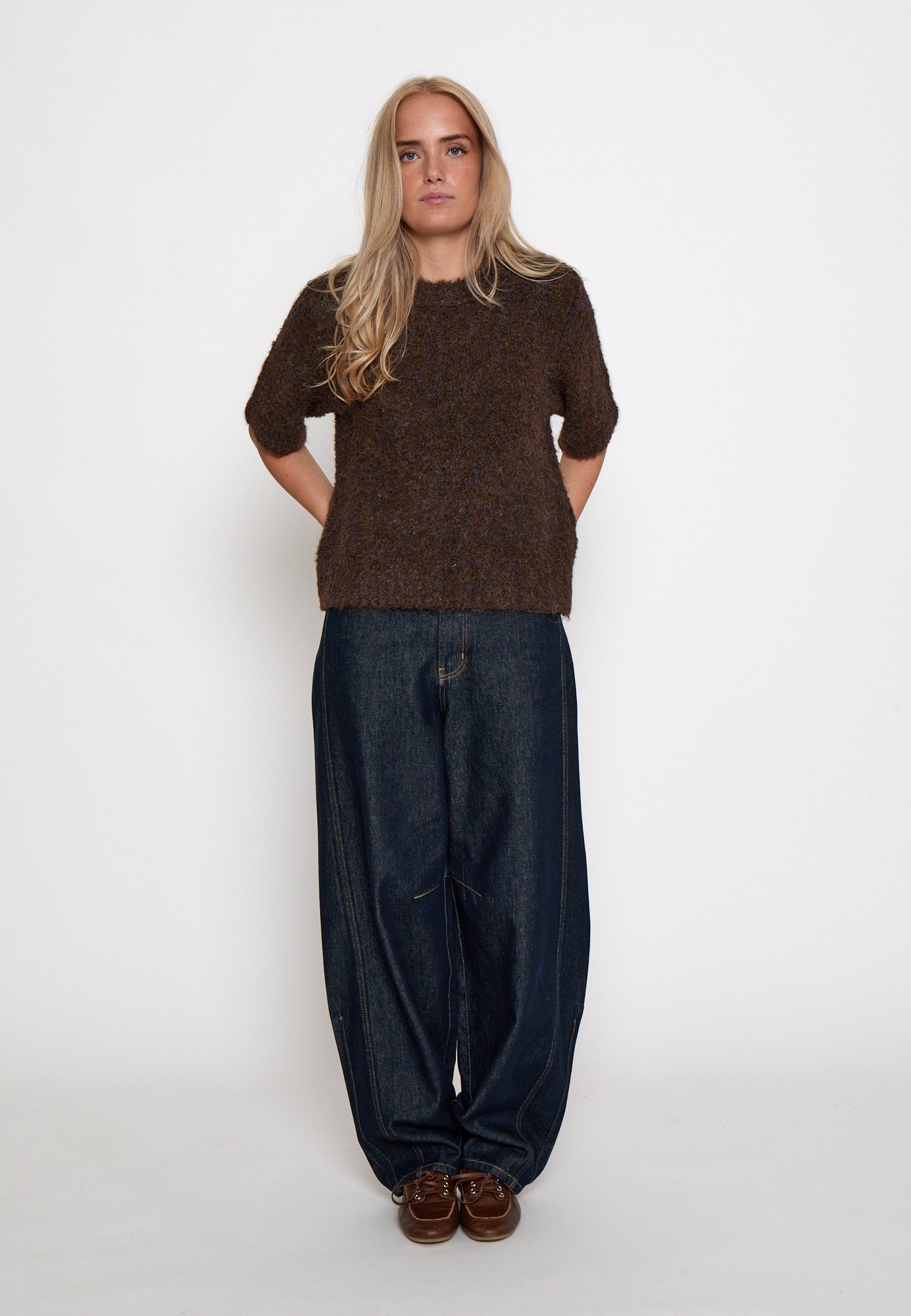 Minus MSMargrethe GRS RWS Knit T-Shirt T-Shirt 3681 Tiramisu