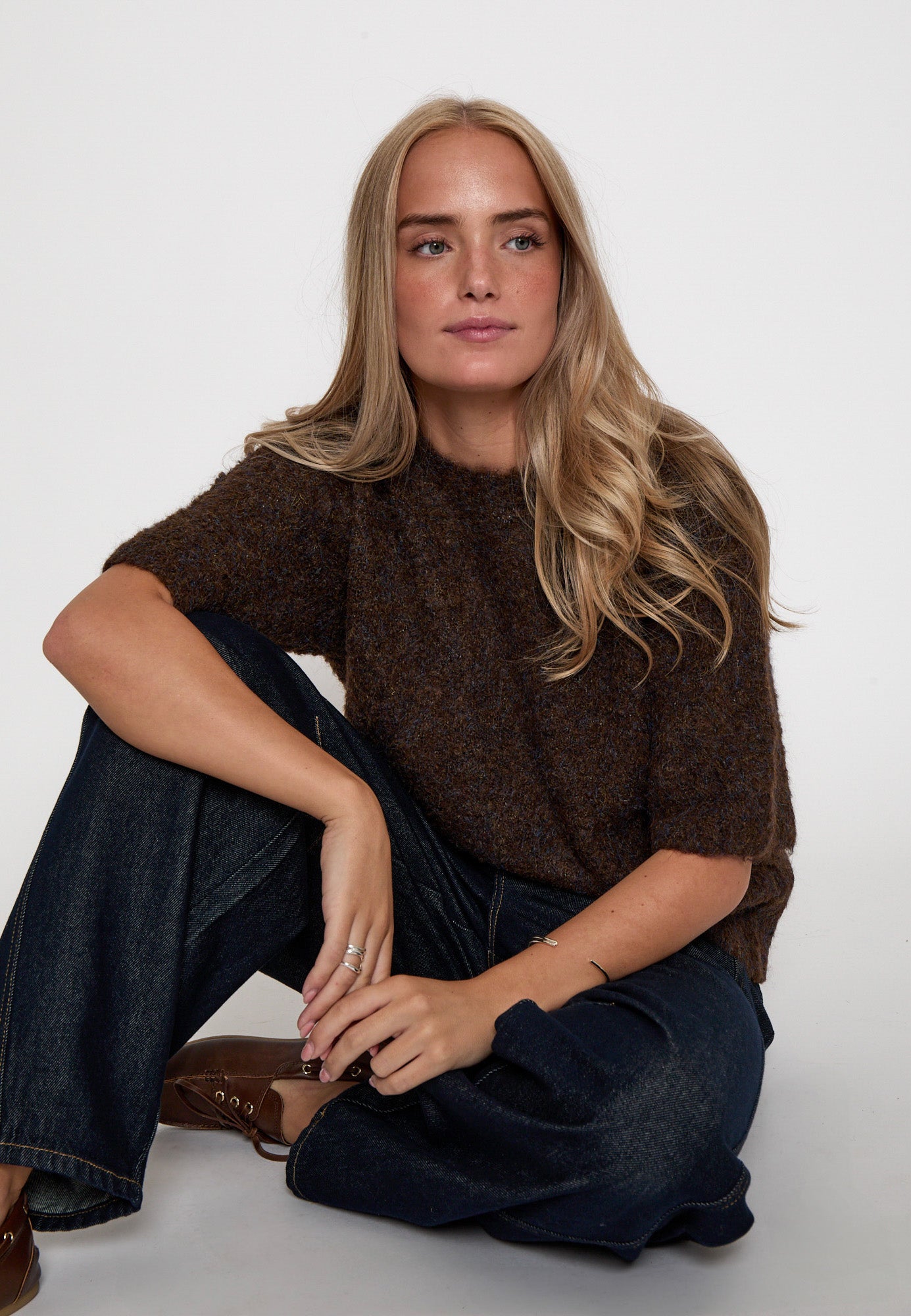 Minus MSMargrethe GRS RWS Knit T-Shirt T-Shirt 3681 Tiramisu