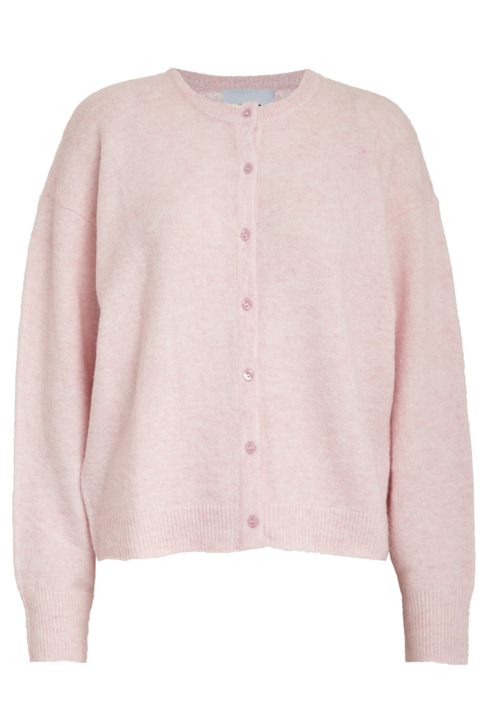 Minus MSMarina Knit Cardigan Cardigans 4036M Cherry Blossom Melange