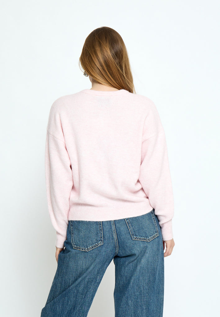 Minus MSMarina Knit Cardigan Cardigans 4036M Cherry Blossom Melange