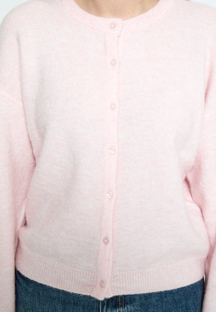 Minus MSMarina Knit Cardigan Cardigans 4036M Cherry Blossom Melange