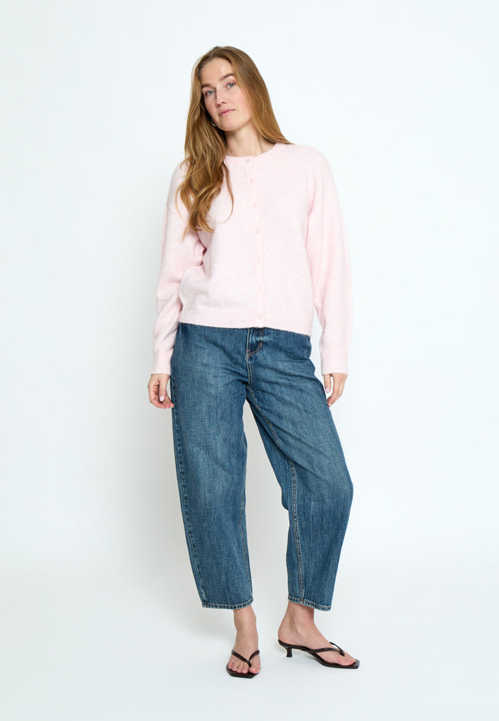 Minus MSMarina Knit Cardigan Cardigans 4036M Cherry Blossom Melange