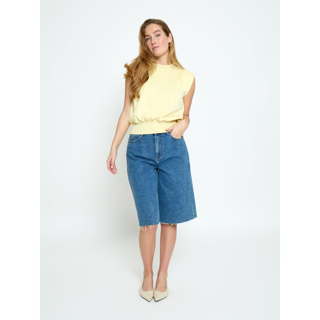 Minus MSMarta Sweat Sweatshirt 1004 Soft Yellow