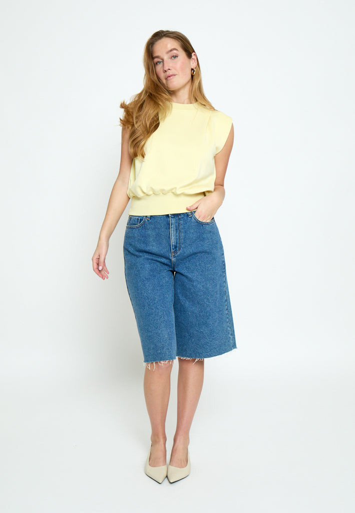 Minus MSMarta Sweat Sweatshirt 1004 Soft Yellow