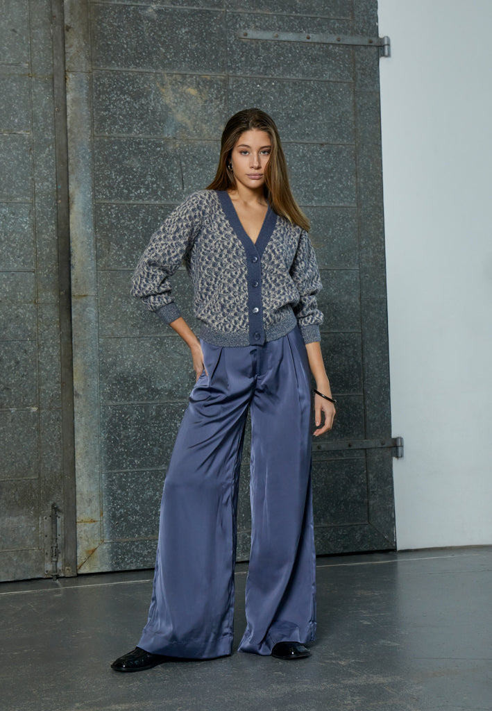 Minus MSMatilda Knit Cardigan Cardigans 2216 Nightshadow