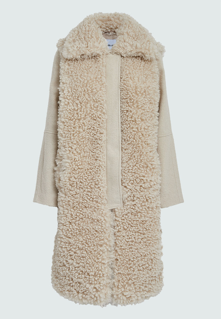 Minus MSMay Coat Coat 9015 Sand Gray