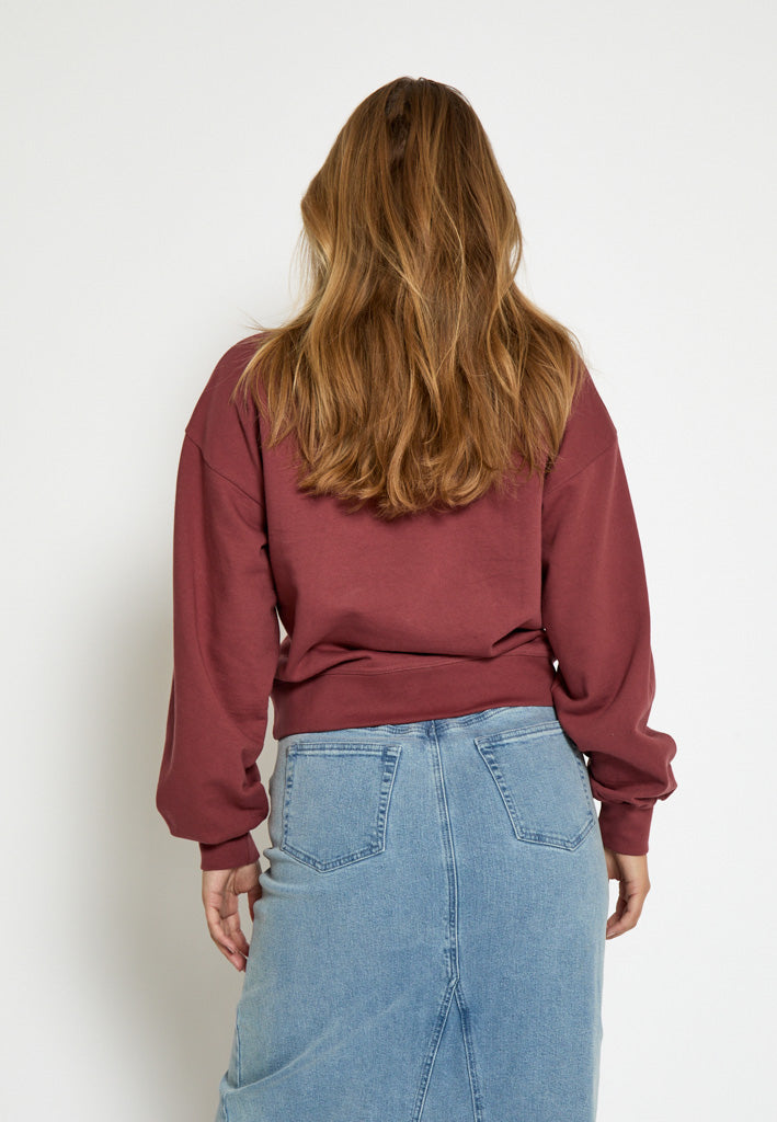 Minus MSMaya Sweat Sweatshirt 4058 Roan Rouge
