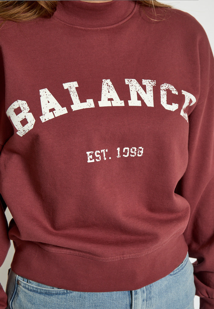 Minus MSMaya Sweat Sweatshirt 4058 Roan Rouge