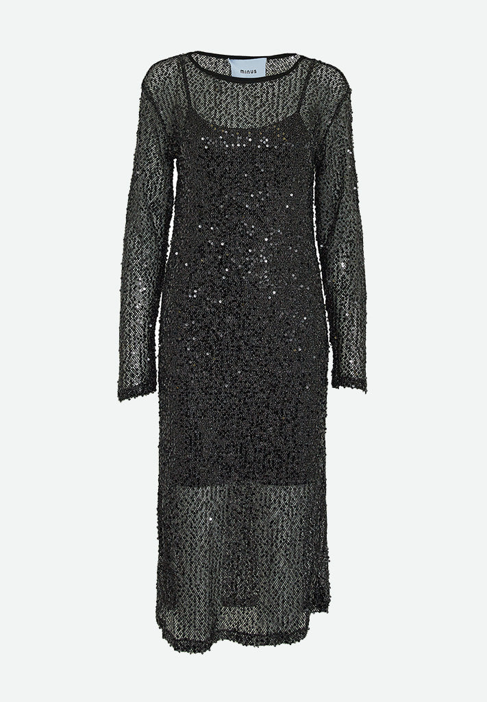 Minus MSMera Glitter Midi Dress Dress 100 Black