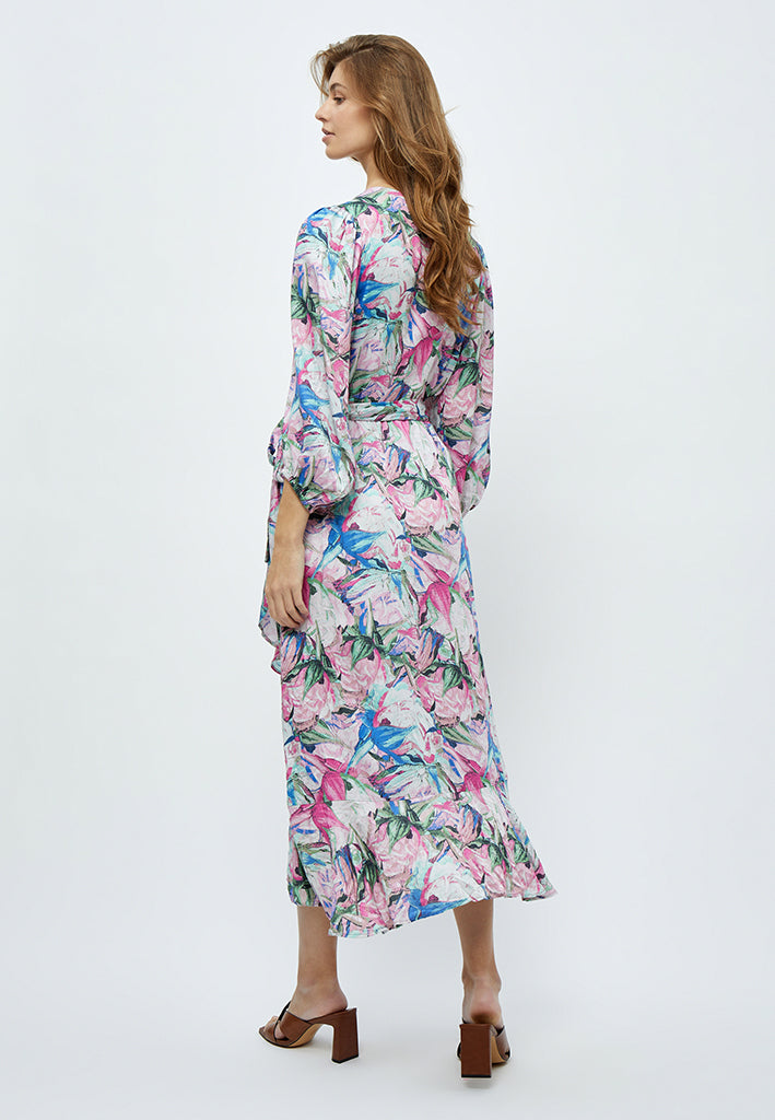 Minus MSMercy Maxi Dress Dress 7211P Super Pink Print