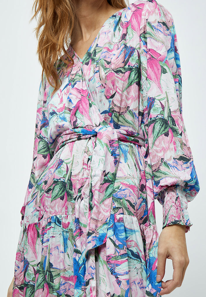 Minus MSMercy Short Dress Dress 7211P Super Pink Print