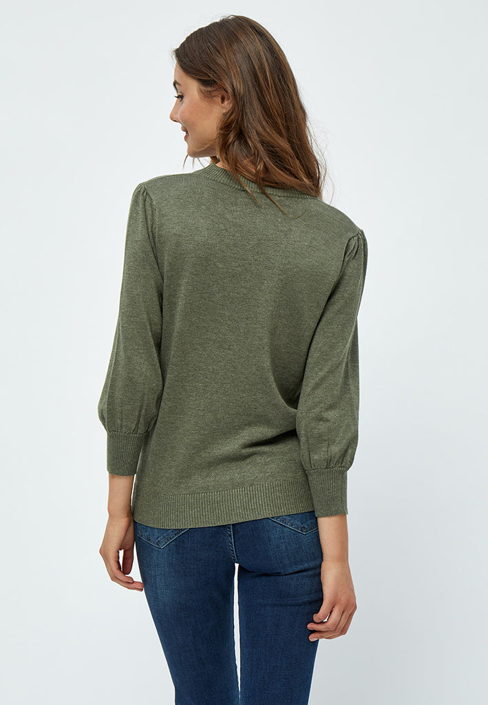 Minus MSMersin Knit Pullover Pullover 478M Green Field Melange