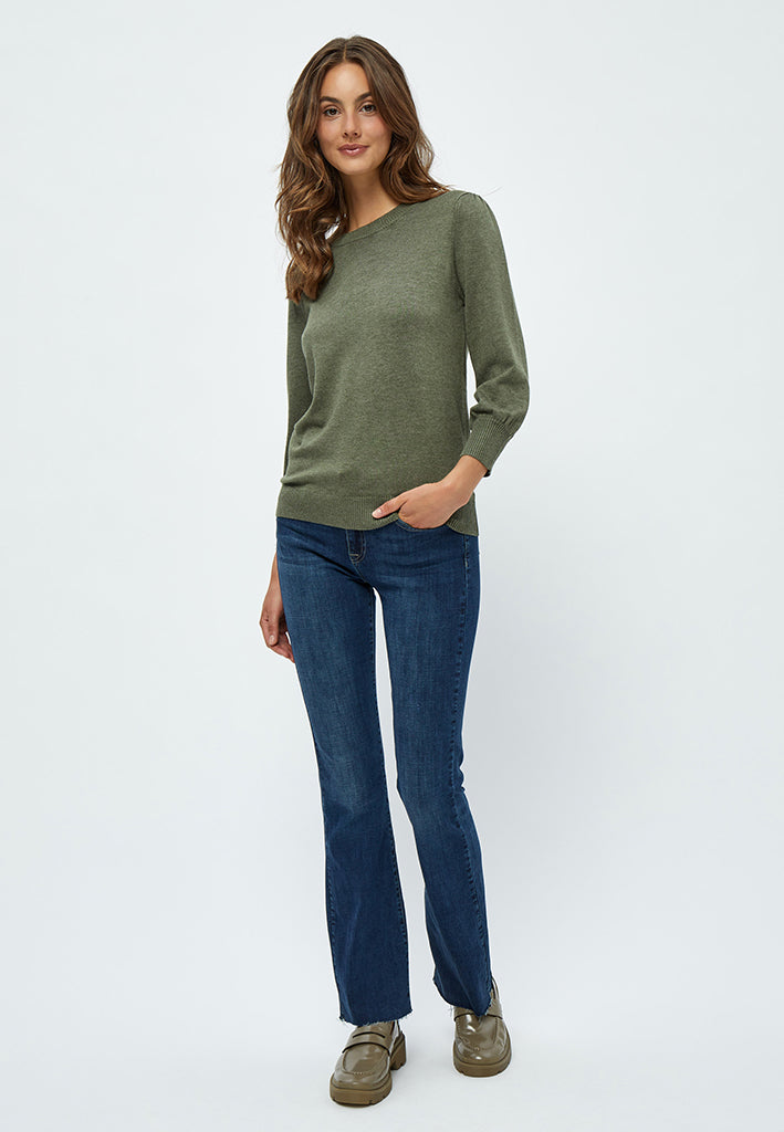 Minus MSMersin Knit Pullover Pullover 478M Green Field Melange