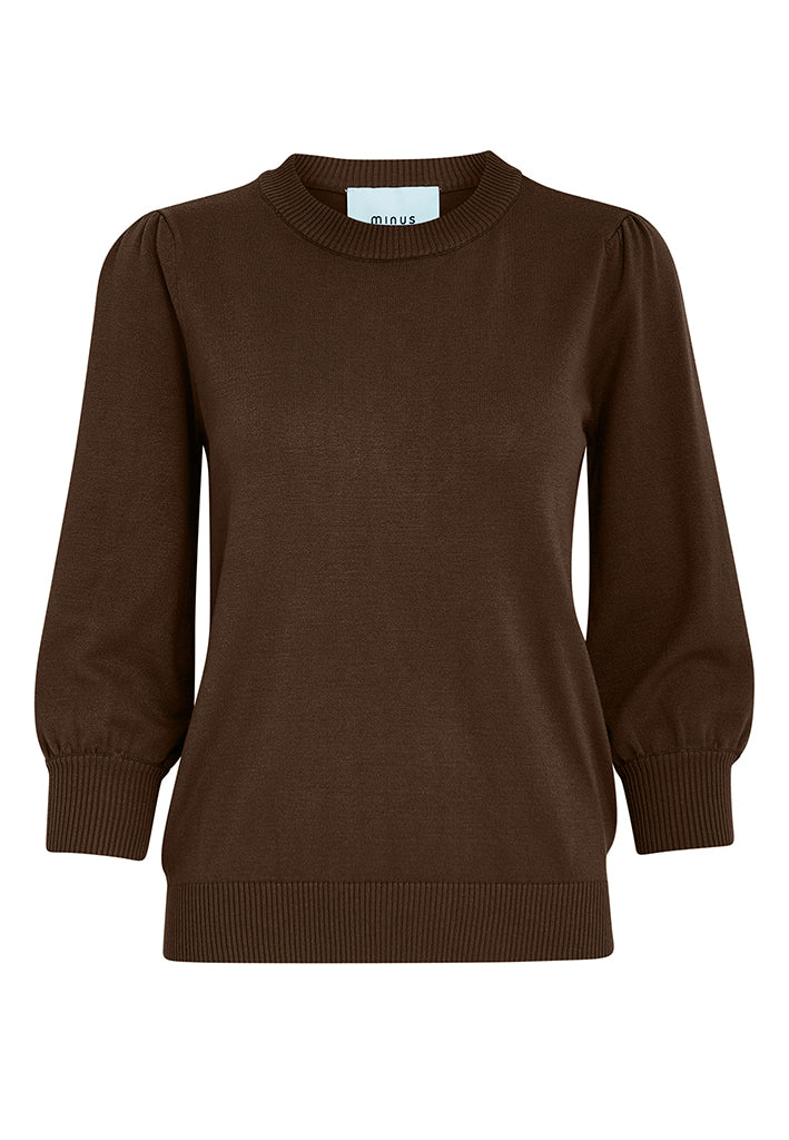 Minus MSMersin Knit Pullover Pullover 5618 Bracken Brown