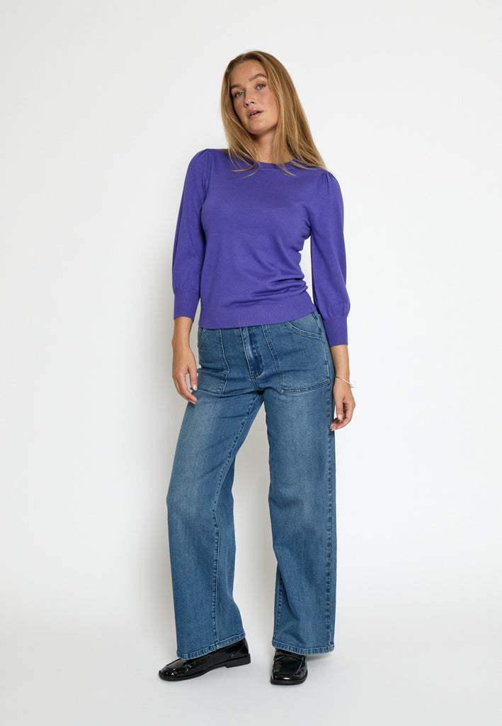 Minus MSMersin Knit Pullover Pullover 7016 Purple Corallites