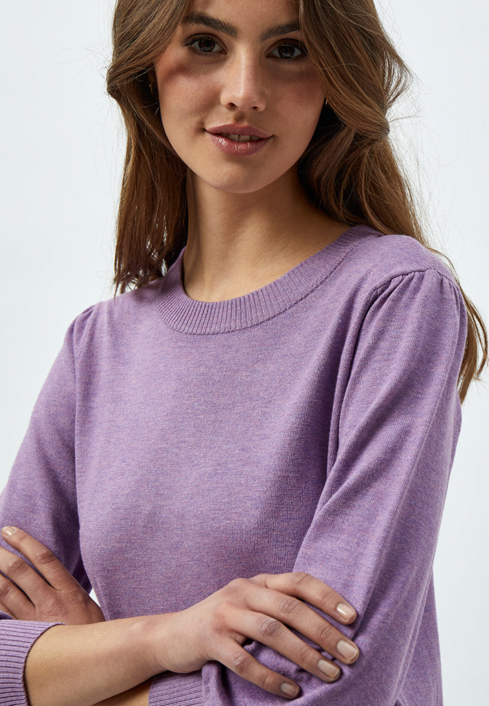 Minus MSMersin Knit Pullover Pullover 823M Violet Melange