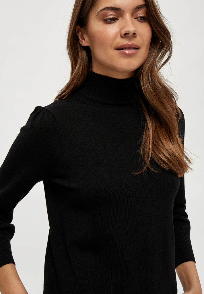Minus MSMersin Roll Neck Knit Pullover 100 Black