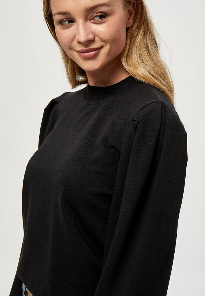 Minus MSMika Long Sleeve Sweat Pullover 100 Black
