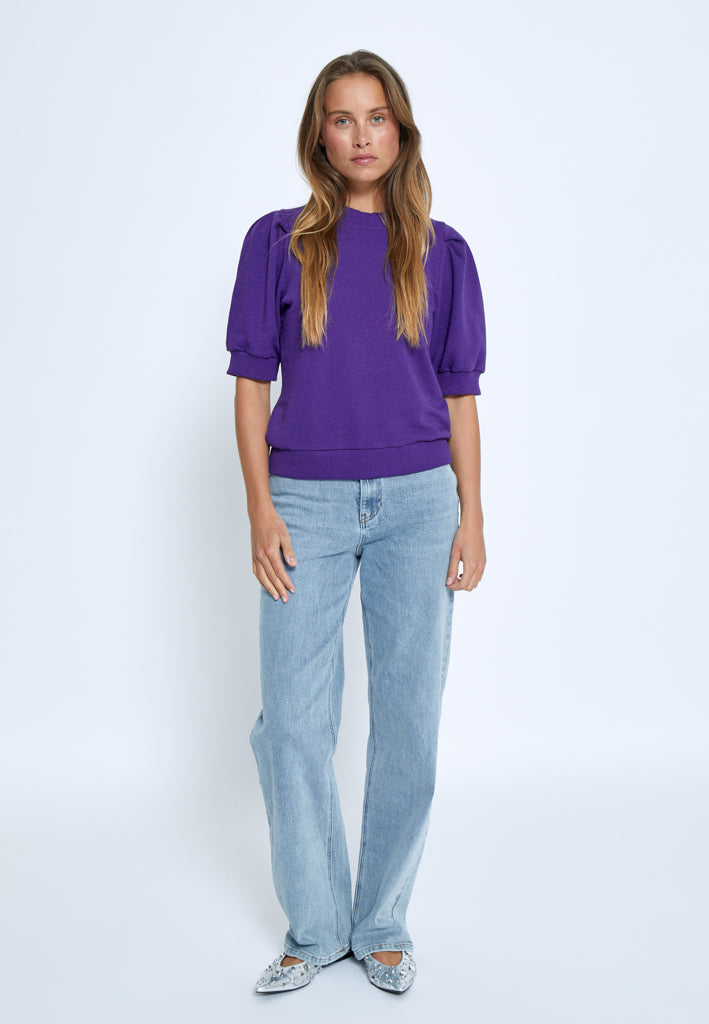 Minus MSMika Sweat Sweatshirt 7432 Violet Indigo