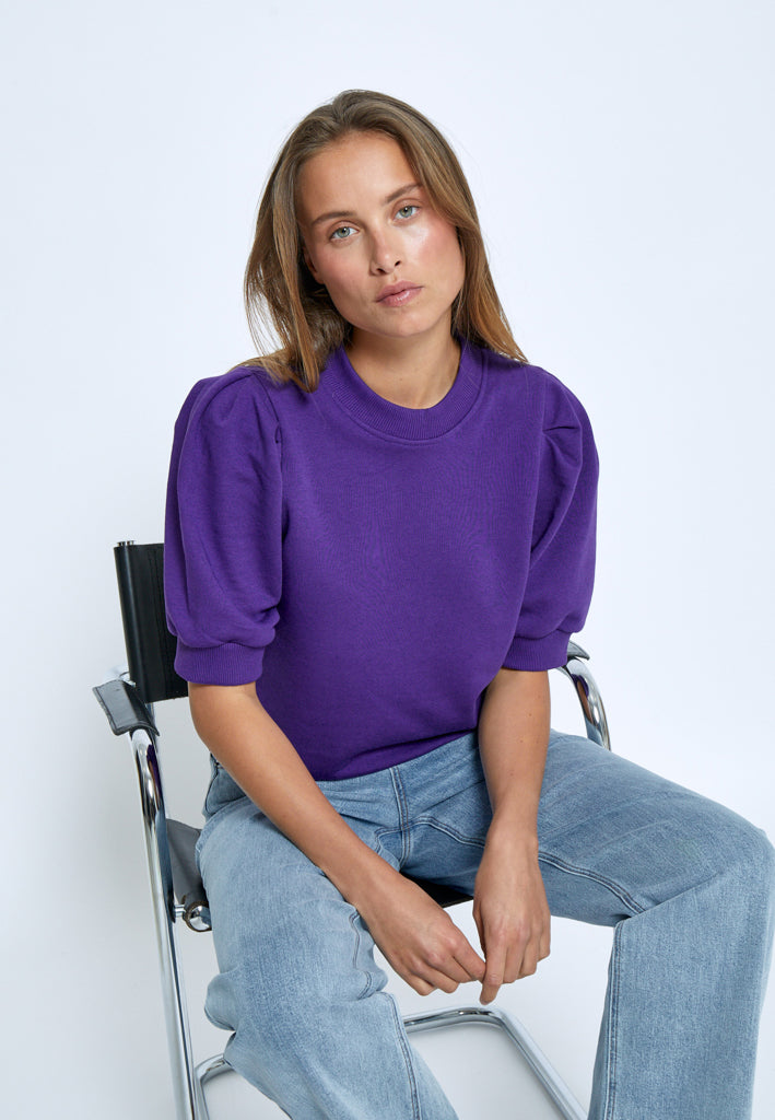 Minus MSMika Sweat Sweatshirt 7432 Violet Indigo