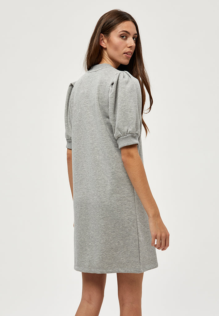 Minus MSMika Sweat Dress Dress 112M Light Grey Melange