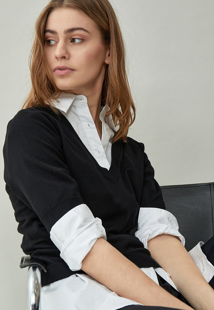 Minus MSMilla Knit T-Shirt T-Shirt 100 Black