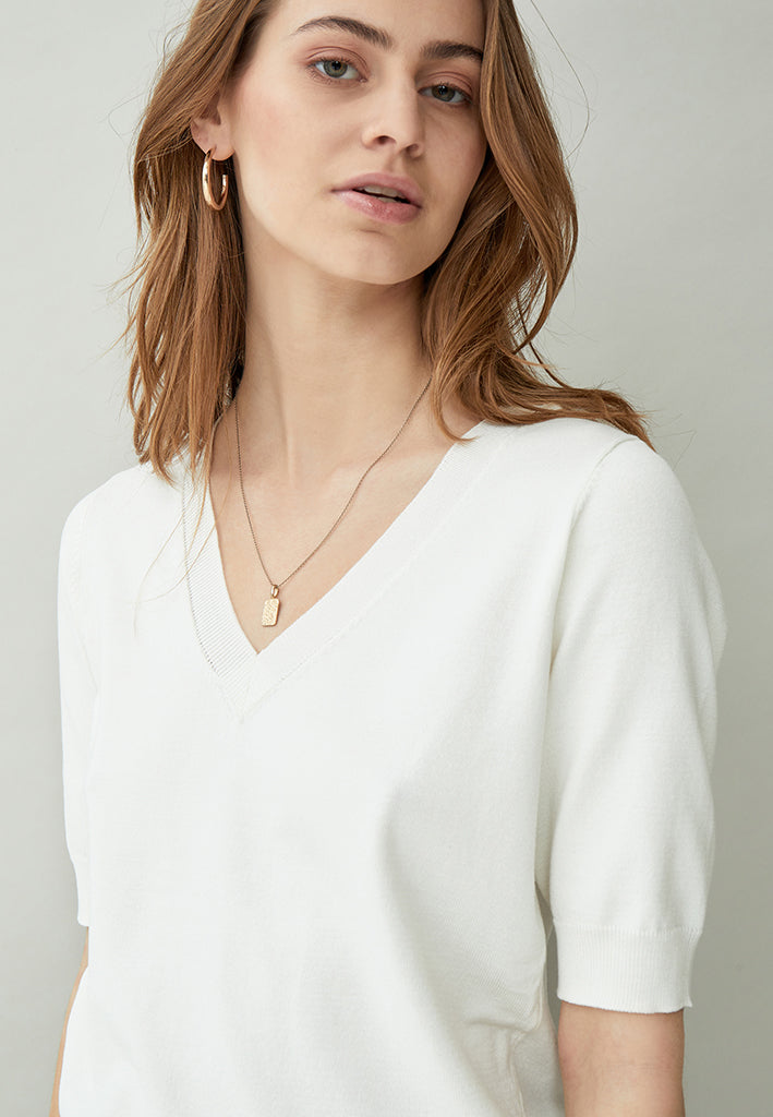 Minus MSMilla Knit T-Shirt T-Shirt 220 Broken White