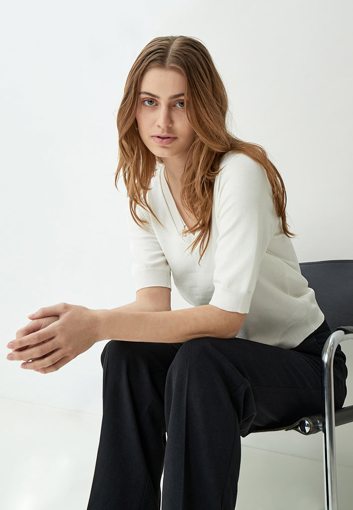 Minus MSMilla Knit T-Shirt T-Shirt 220 Broken White