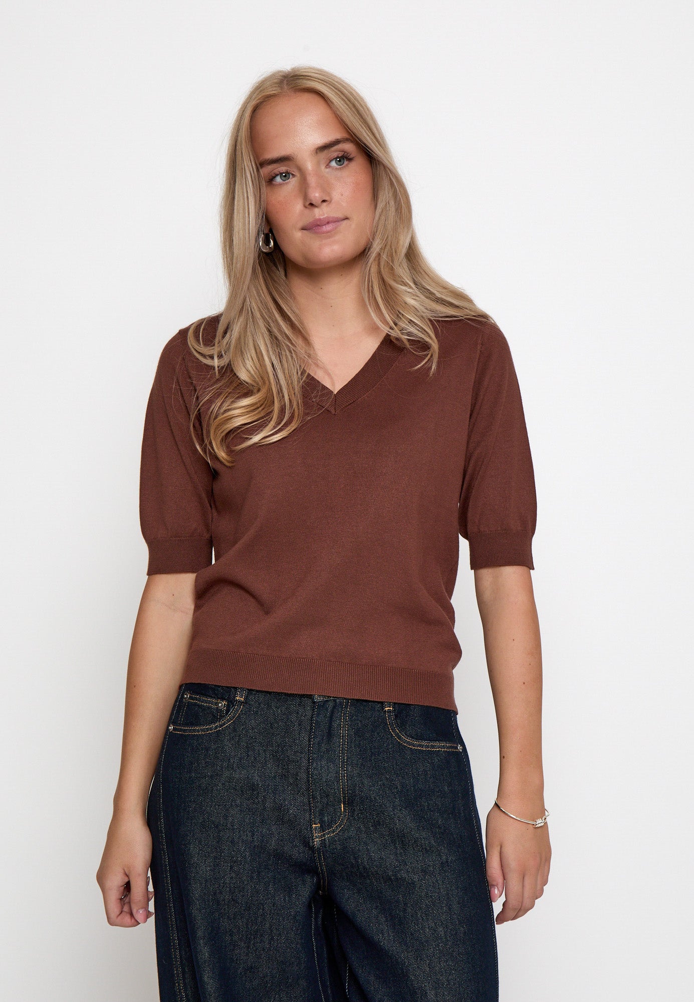Minus MSMilla Knit T-Shirt T-Shirt 3681 Tiramisu