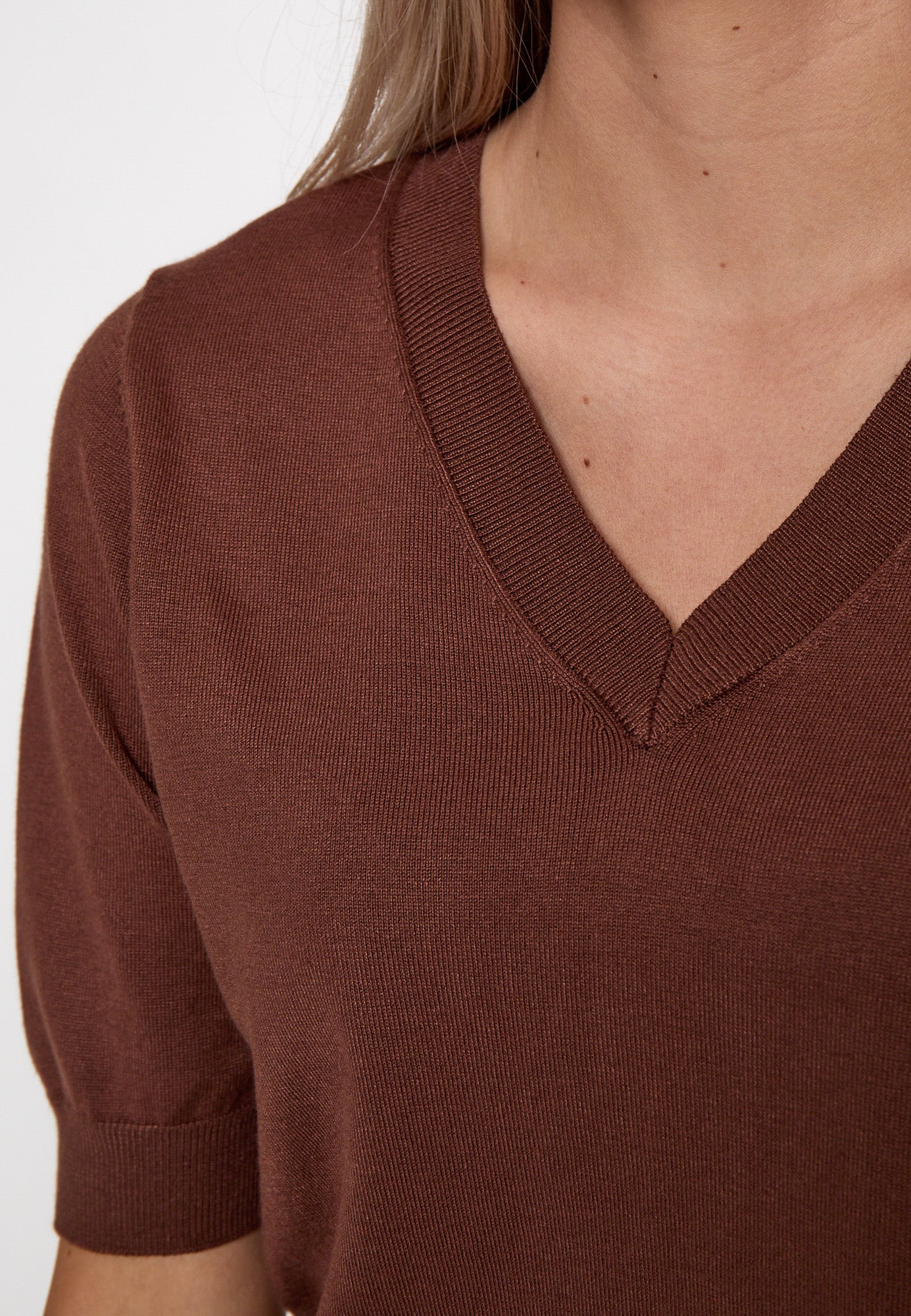 Minus MSMilla Knit T-Shirt T-Shirt 3681 Tiramisu