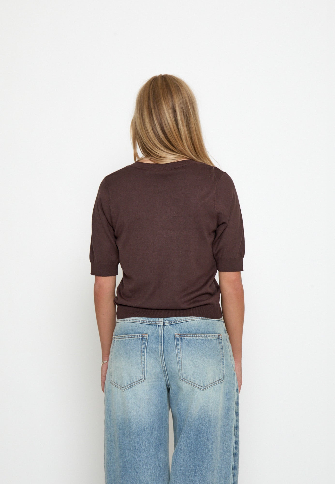 Minus MSMilla Knit T-Shirt T-Shirt 5618 Bracken Brown