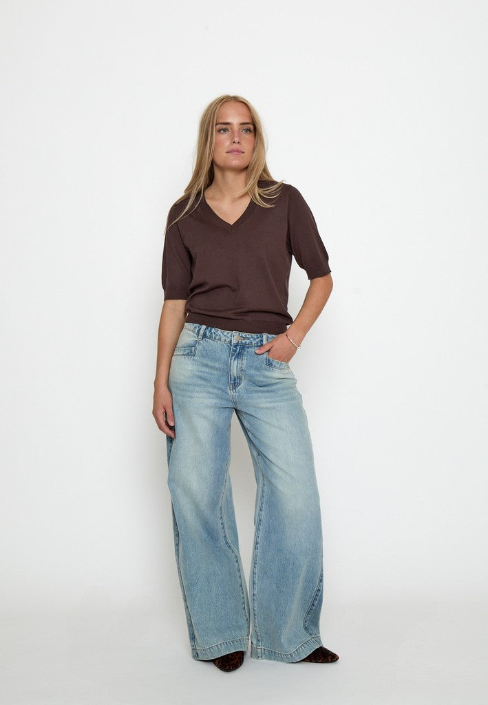 Minus MSMilla Knit T-Shirt T-Shirt 5618 Bracken Brown