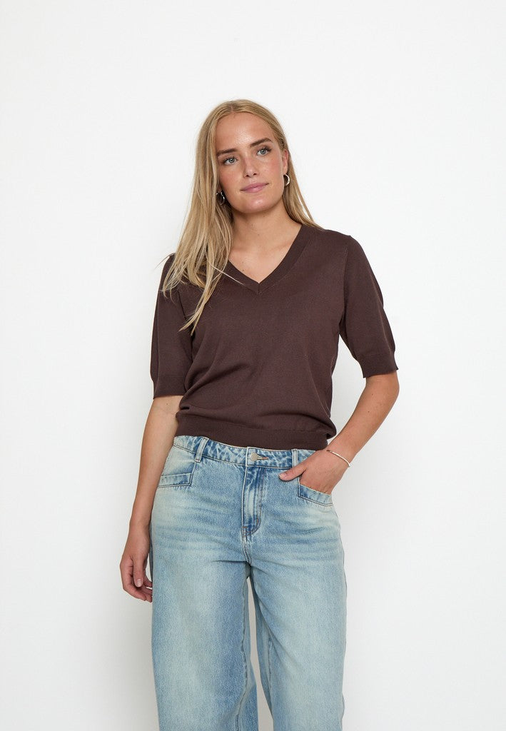 Minus MSMilla Knit T-Shirt T-Shirt 5618 Bracken Brown