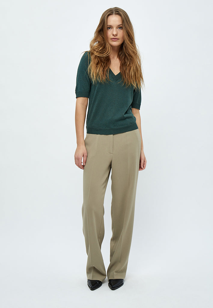 Minus MSMilla Metallic T-Shirt T-Shirt 4112MET Jungle Green Met.