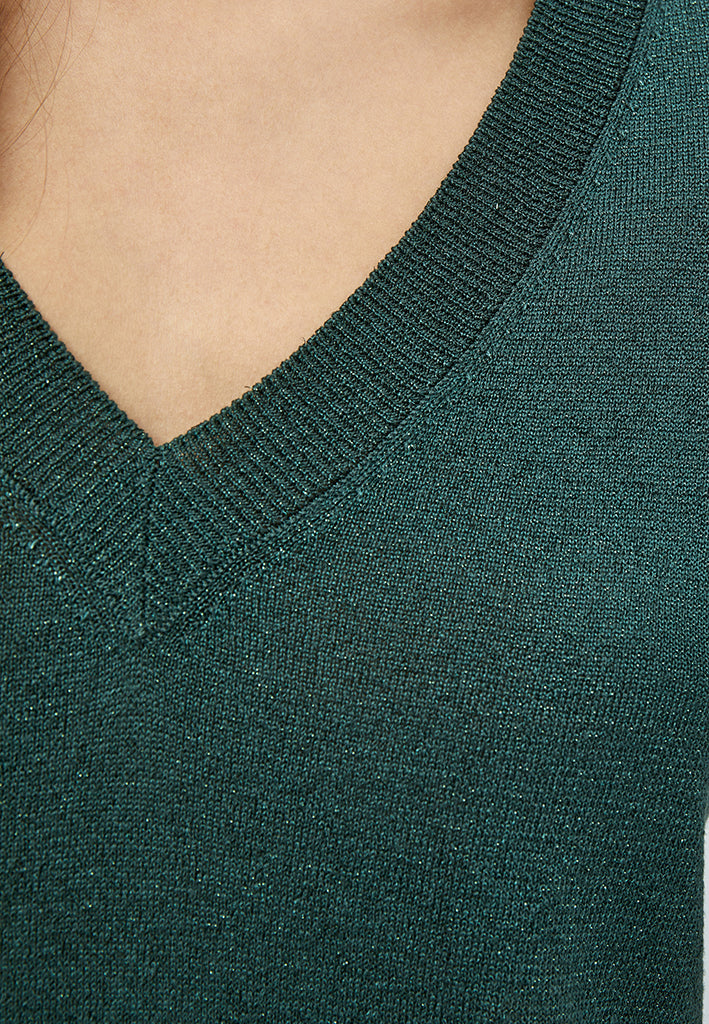 Minus MSMilla Metallic T-Shirt T-Shirt 4112MET Jungle Green Met.
