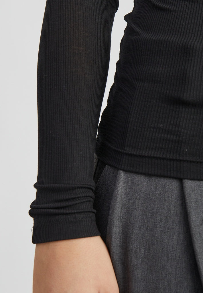 Minus Milli Long Sleeve Lace T-Shirt - Schwarz