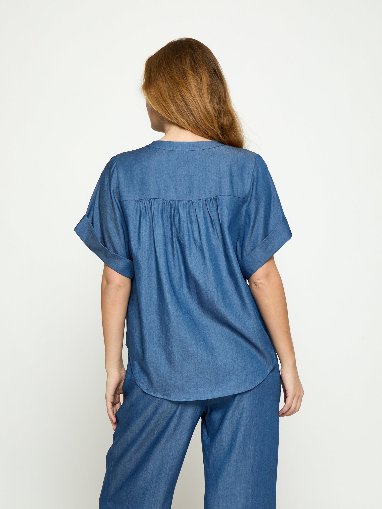 Minus MSMirja Blouse Blouse 9610P MID BLUE