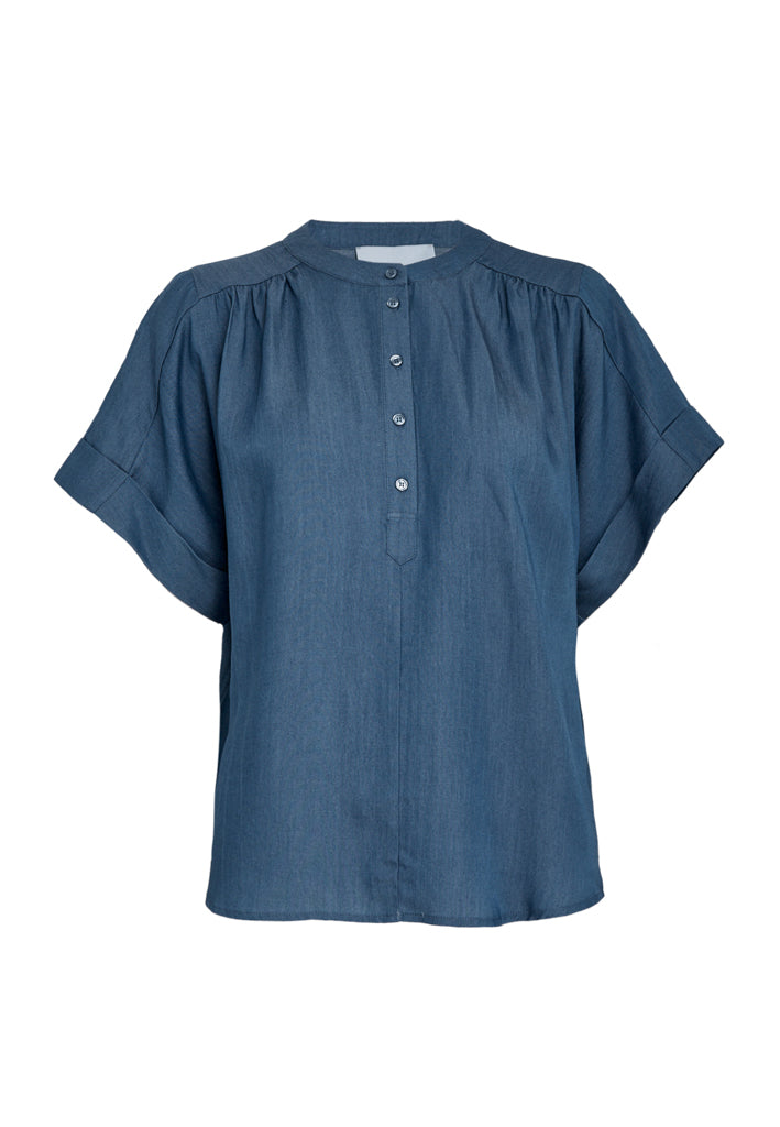 Minus MSMirja Blouse Blouse 9610P MID BLUE