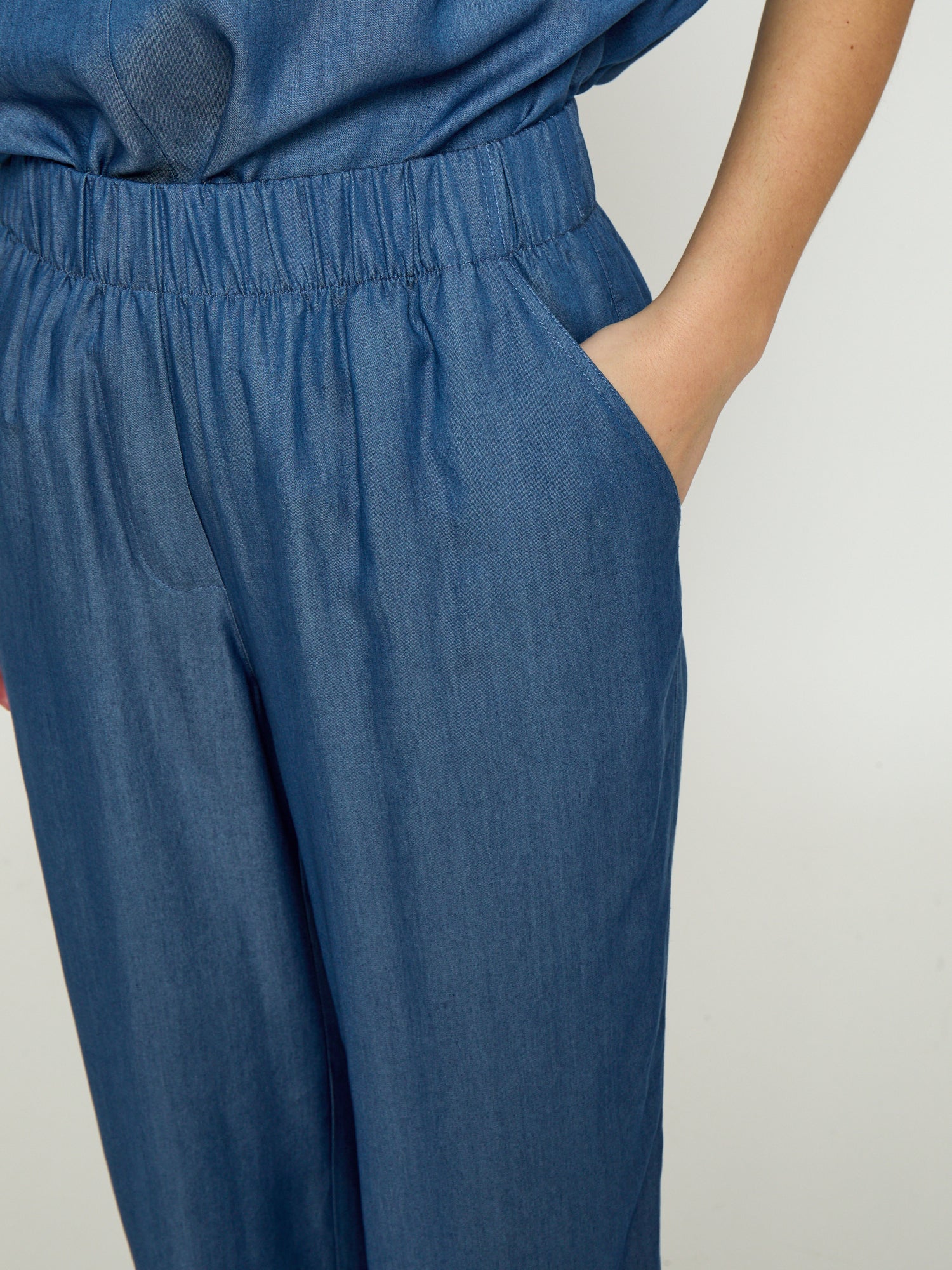 Minus MSMirja Mid Waist Pant Pant 9610P MID BLUE