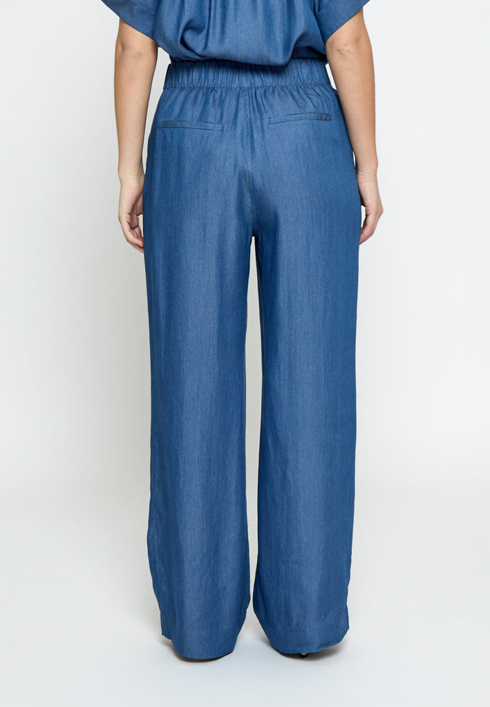Minus MSMirja Mid Waist Pant Pant 9610P MID BLUE