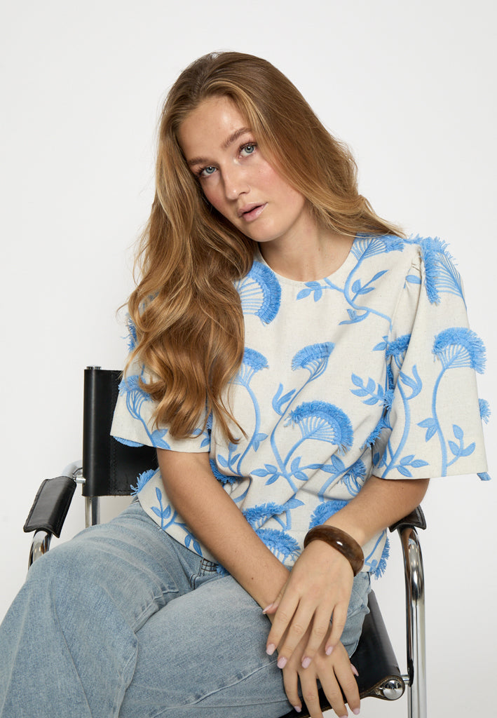 Minus MSMisja Blouse Blouse 2284 Skyway Blue