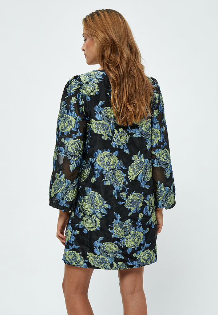 Minus MSMistia Dress Dress 1202P Ocean Blue Print