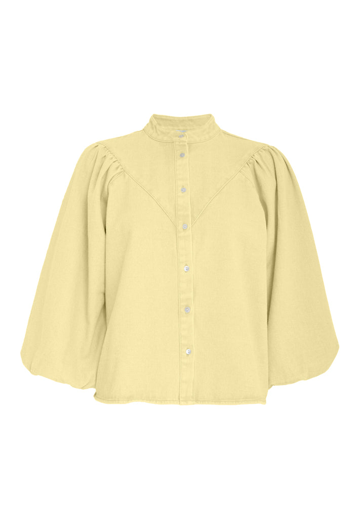 Minus MSNew Solene Denim Shirt Shirt 1004 Soft Yellow